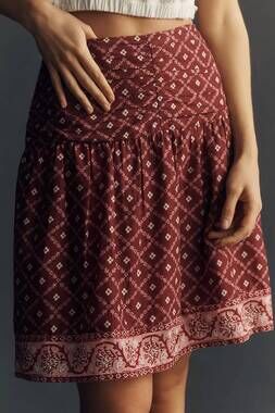 NEW RAILS women's karey mini skirt in flower chain